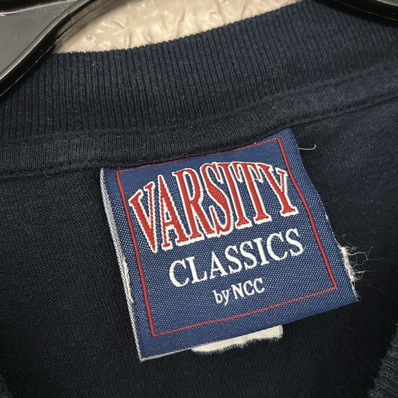 Vintage Classic Michigan Wolverines Blue Graphic Mens TShirt Cut Off Tank, 3XL - Picture 3 of 6